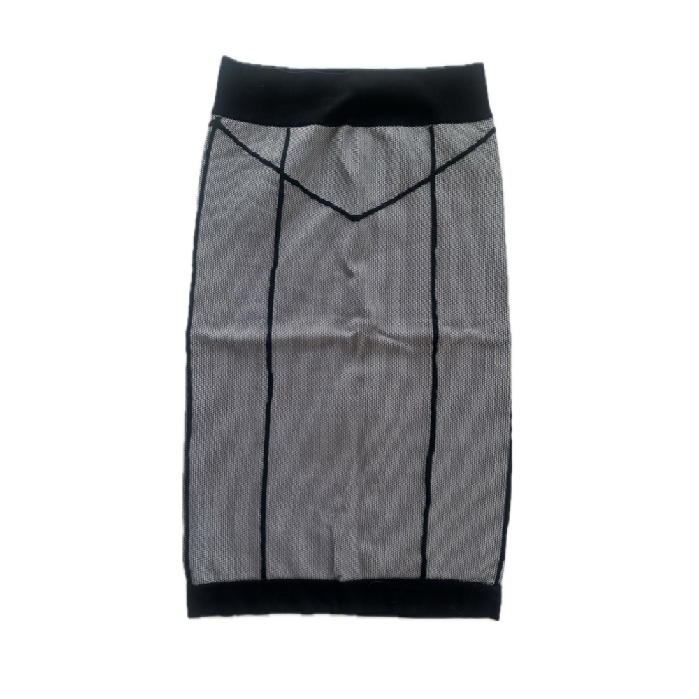 Elegant Black and Gray Women's Skirt